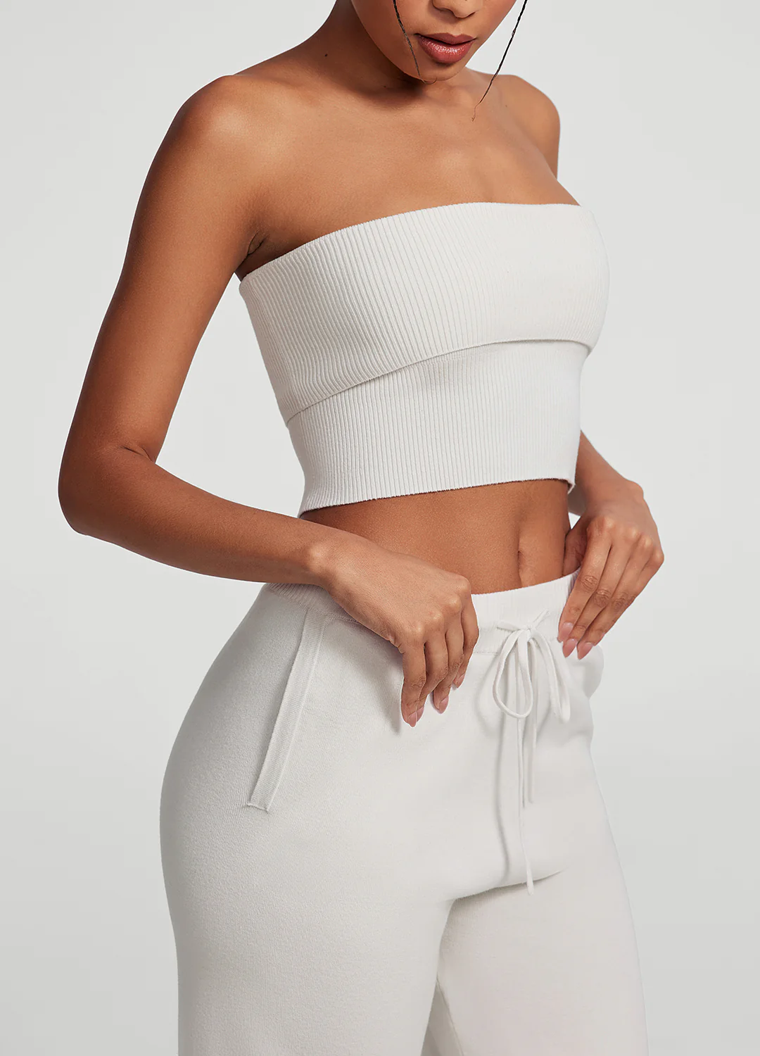 Chunky Knit Crop Top - Image 2