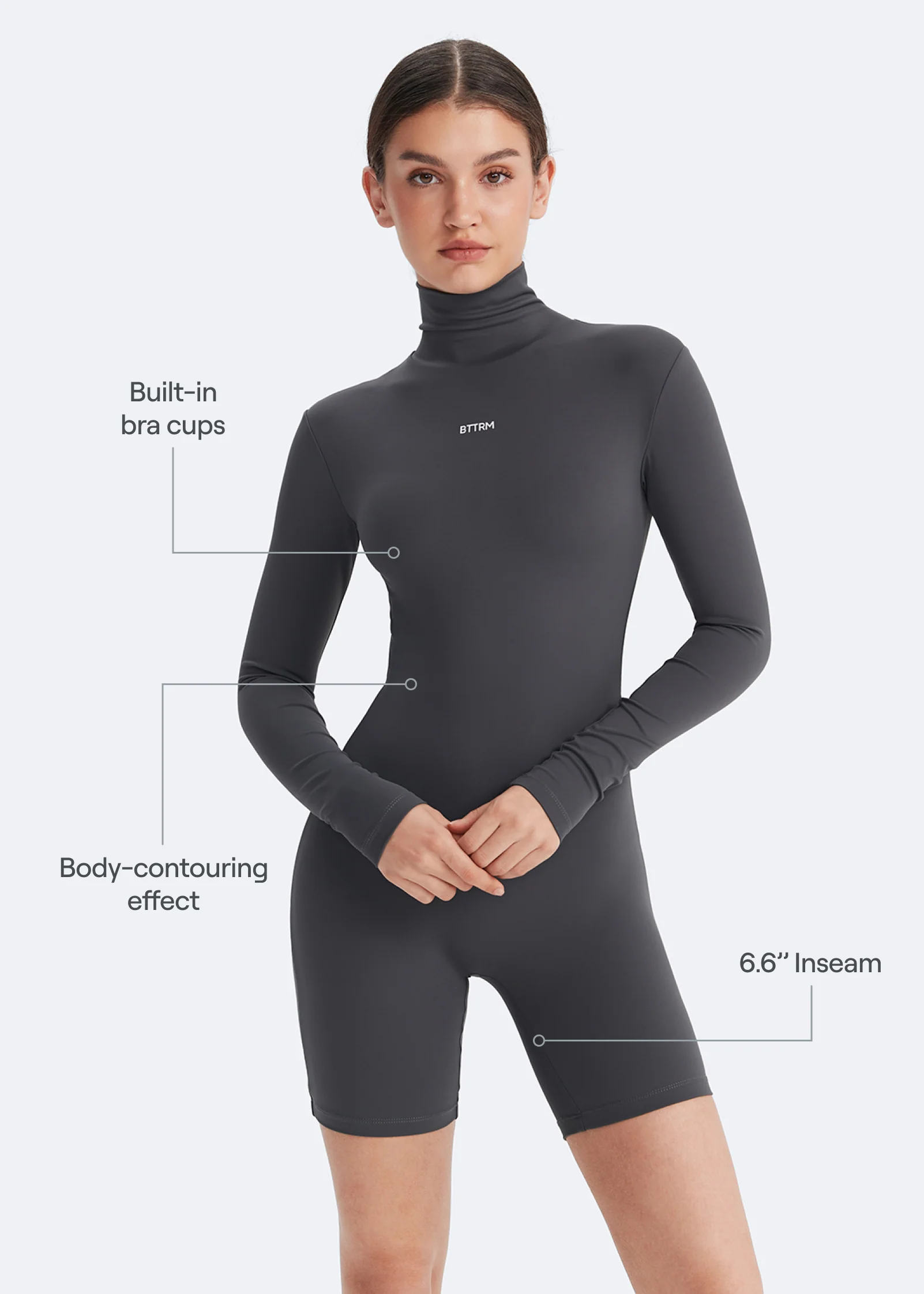 Classic Long Sleeve Romper - Image 2