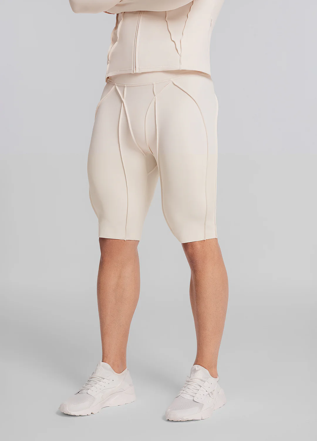 Contour Stitch Bike Shorts - Image 2