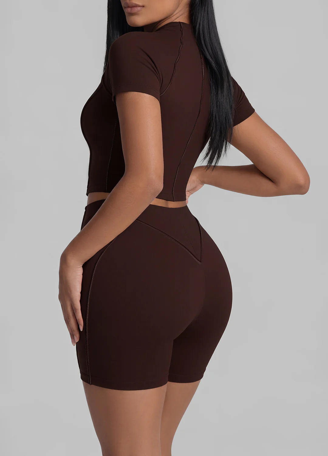 Contour Stitch Micro Shorts - Image 5