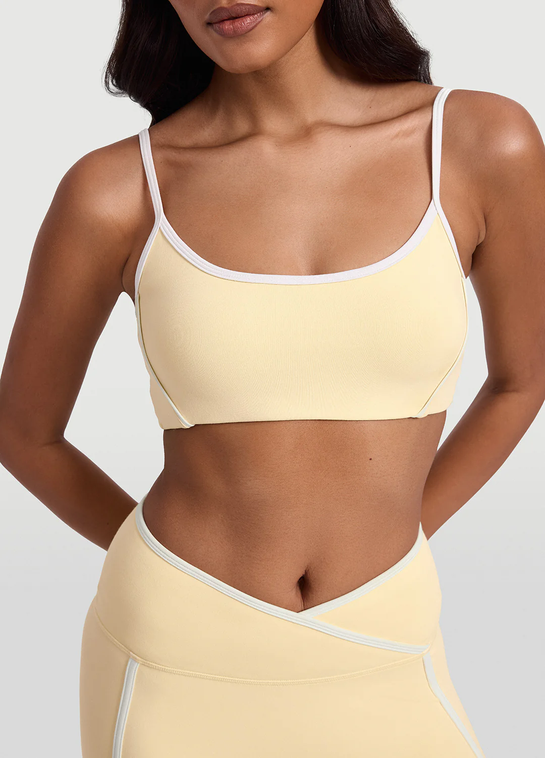 Contrast Scoop Top