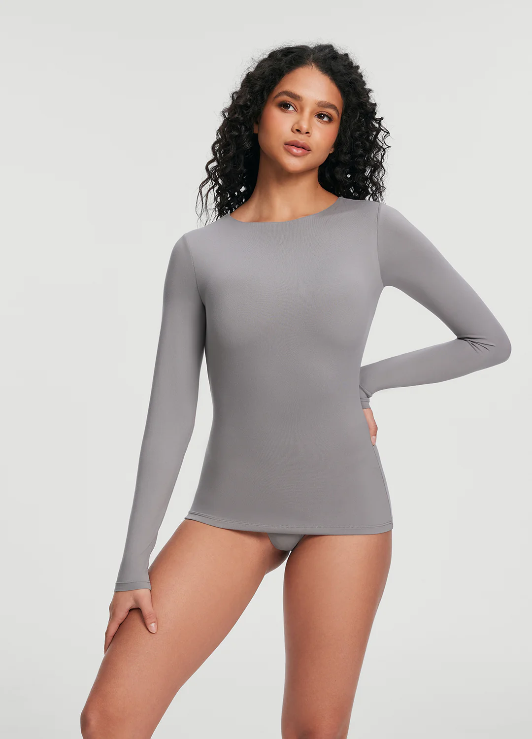 Crew Neck Long Sleeve Top - Image 4