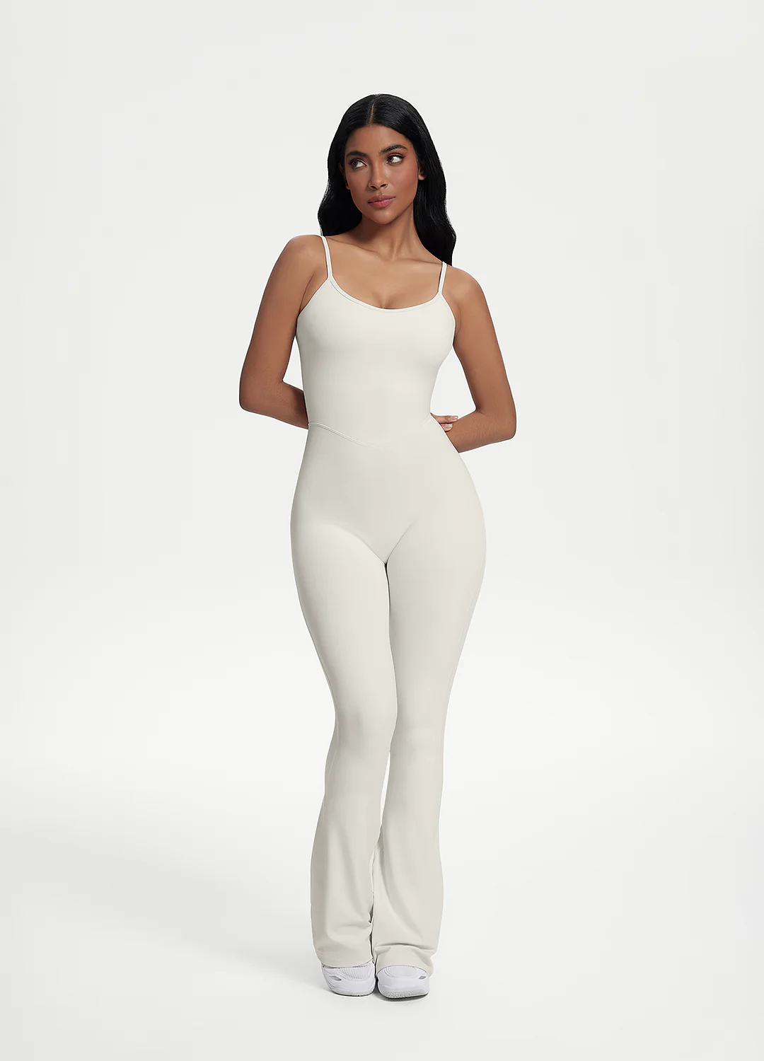 Flared Scrunch Jumpsuit