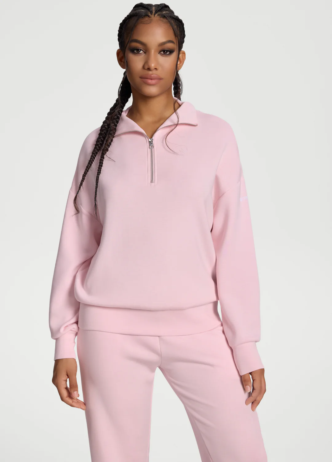 Half-Zip Long Sleeve Sweatshirt