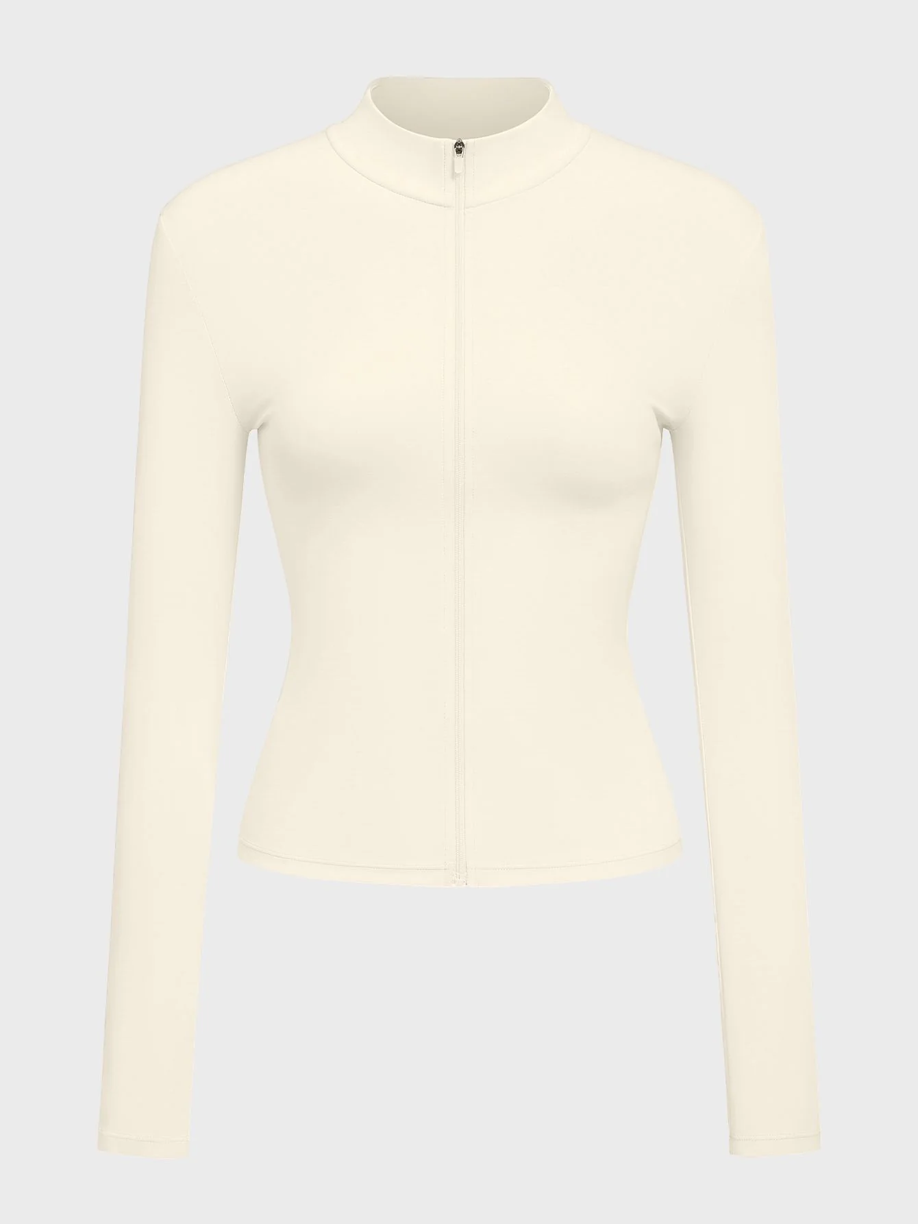 High-Waisted Flare & Zip Jacket Set - Image 3