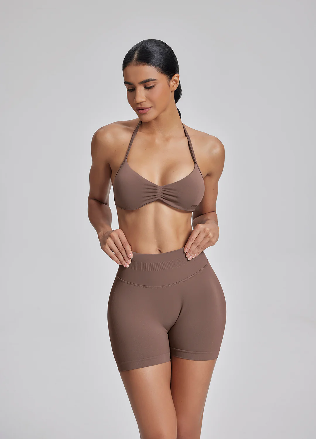 Ultrasculpt High Waisted Butt Lifting Tummy Control Shaping Training Shorts 4.5"