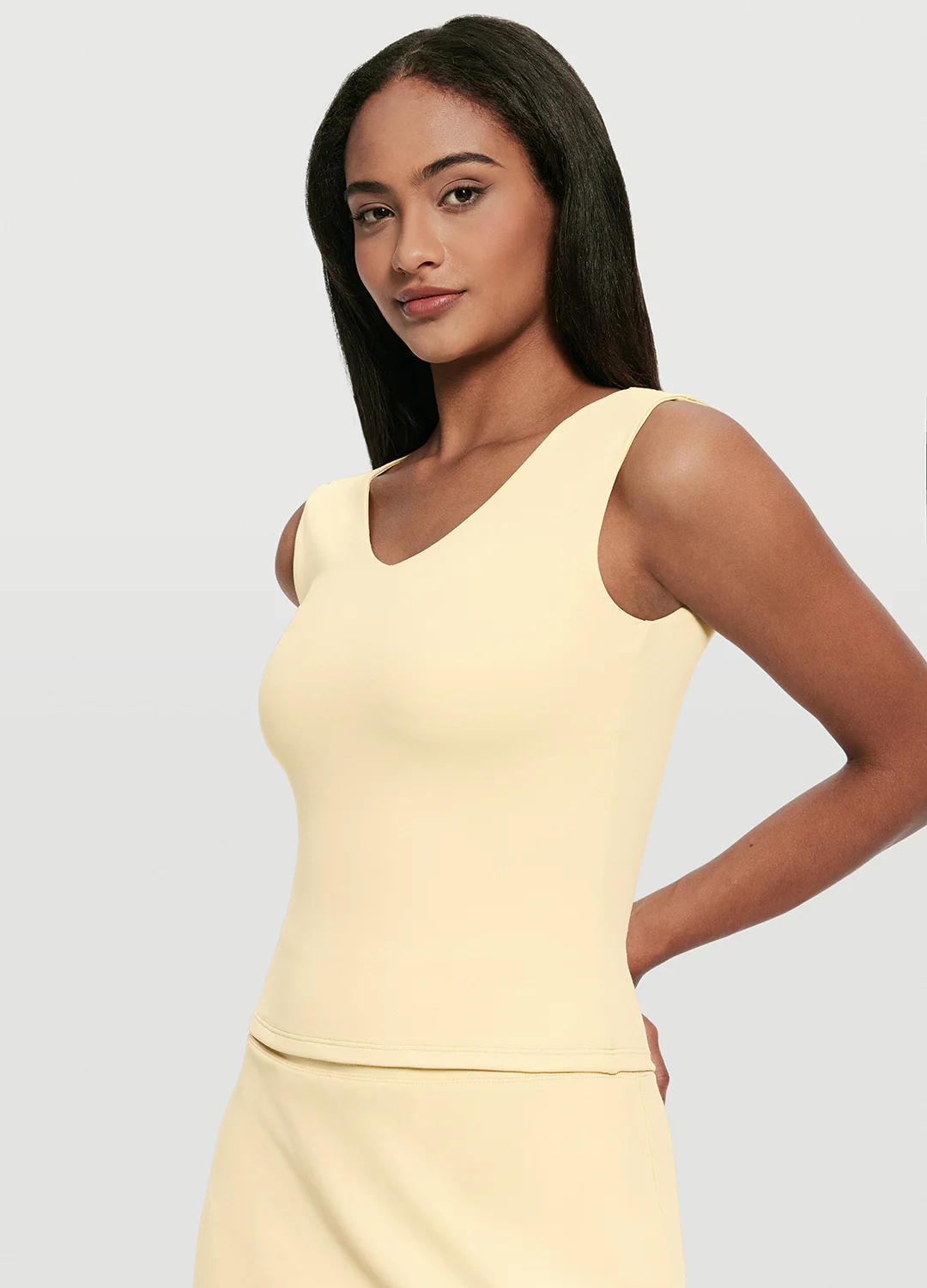 Open Back V-Neck Top - Image 3