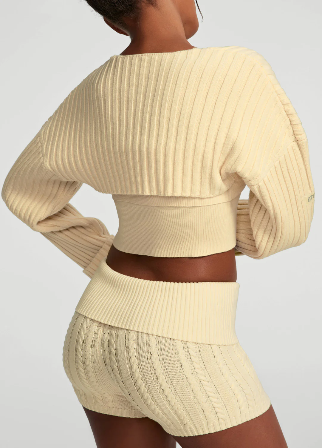 Ribbed Knit Shrug - Image 3