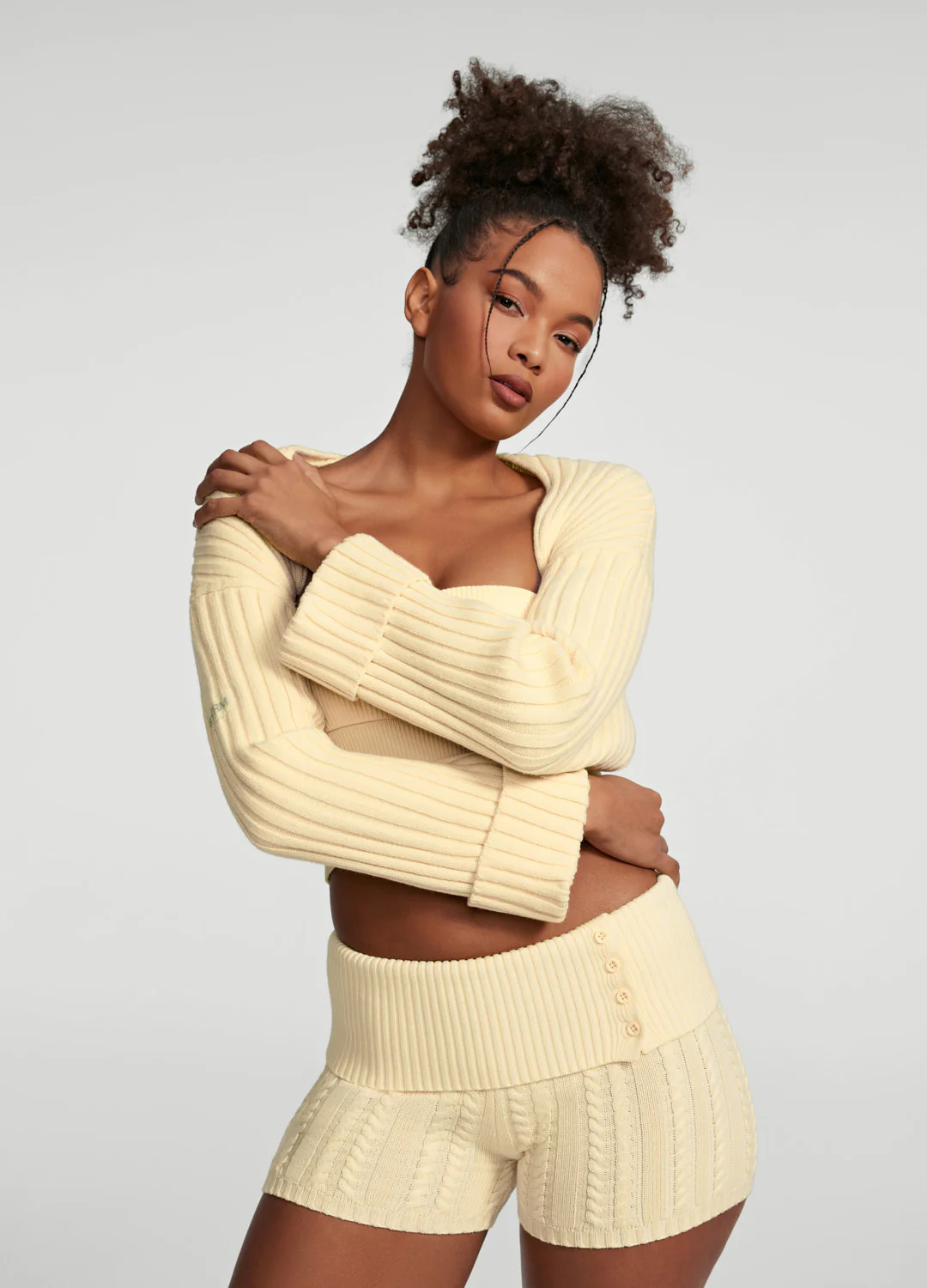Ribbed Knit Shrug - Image 6