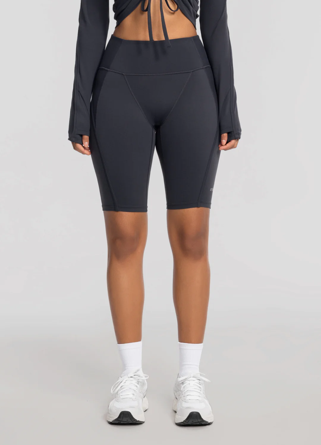 High-Waisted Performance Biker Shorts
