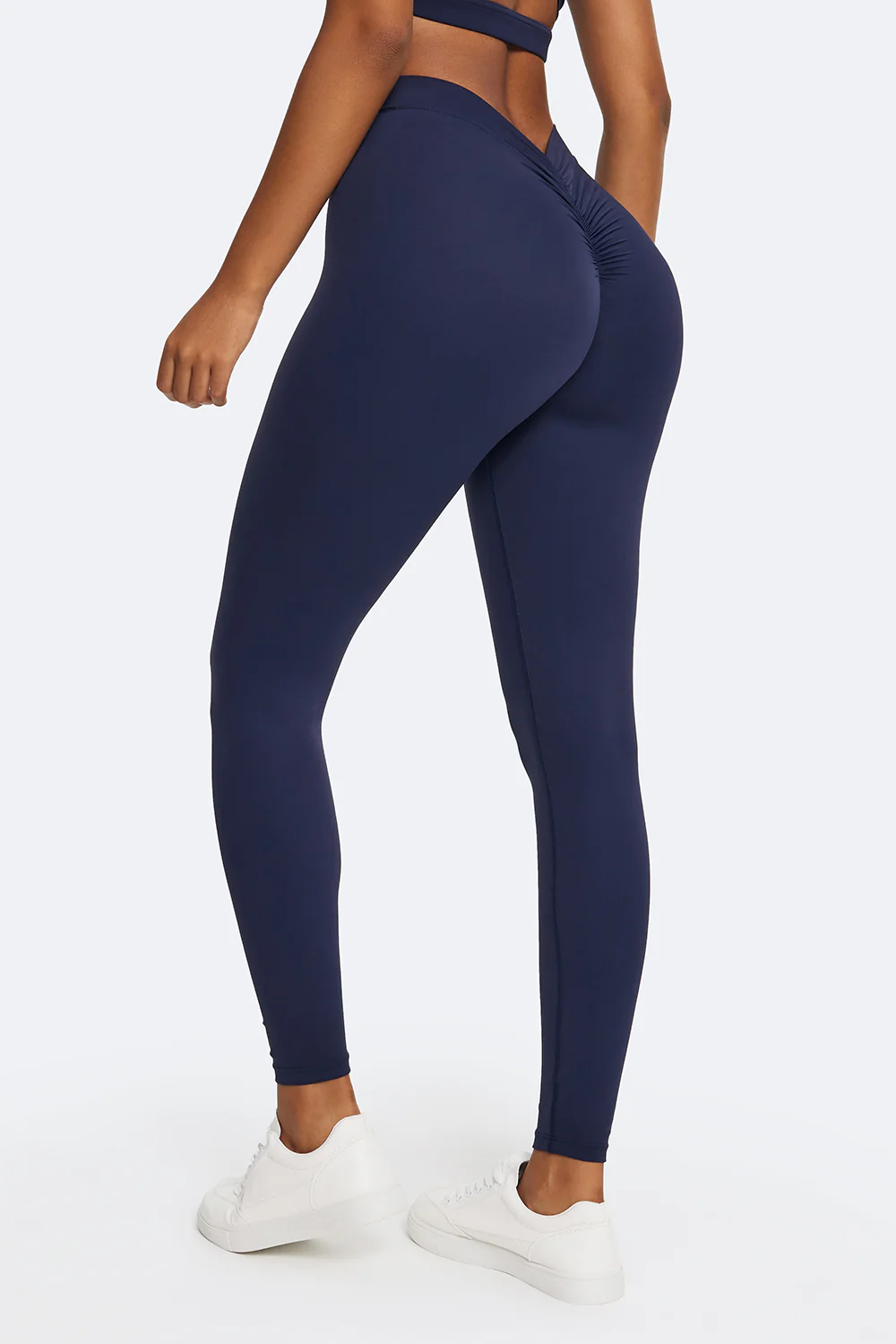 Ruched High-Waisted Leggings - Image 2