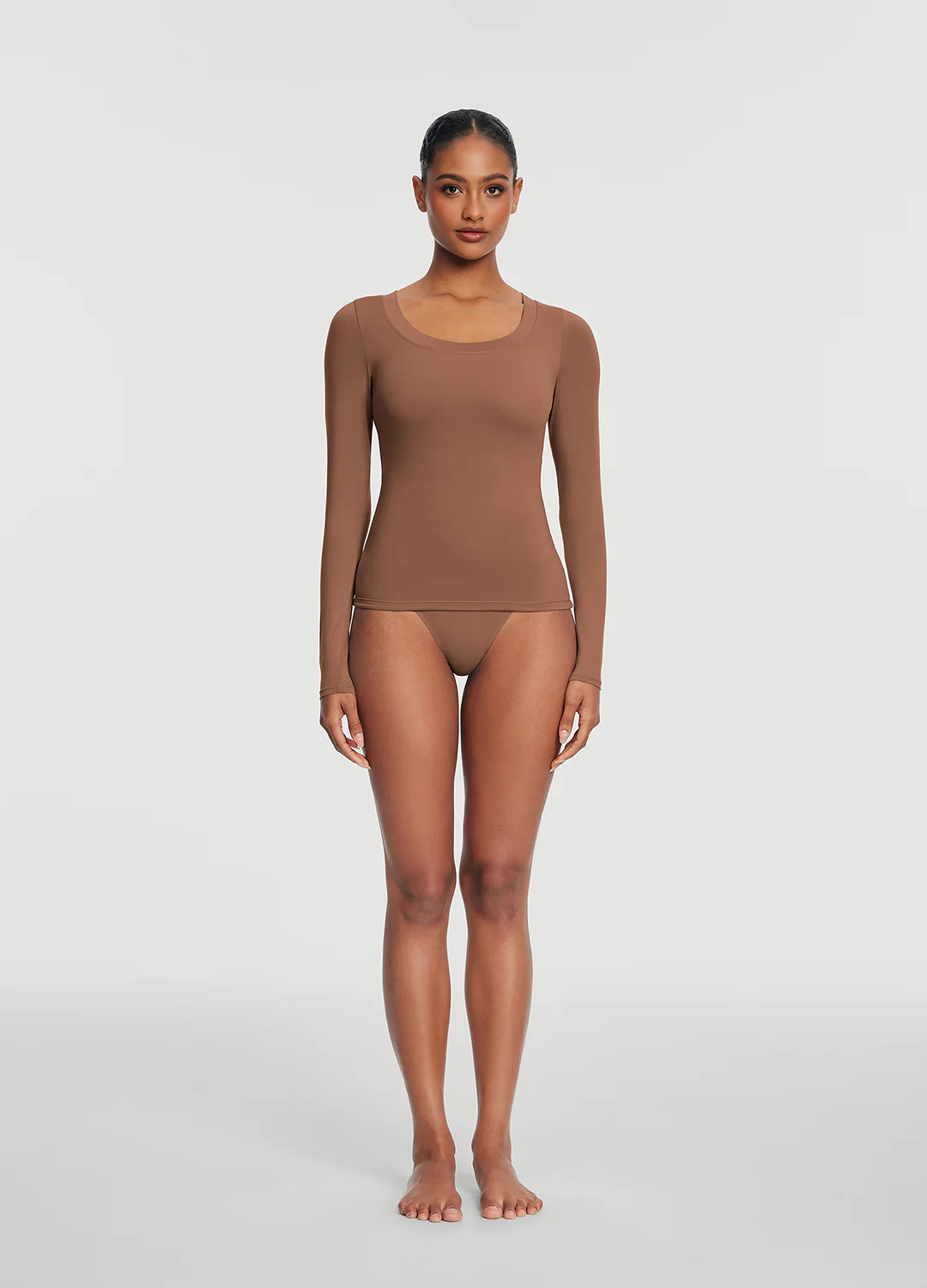 Scoop Neck Long Sleeve Top 3-Pack - Image 6