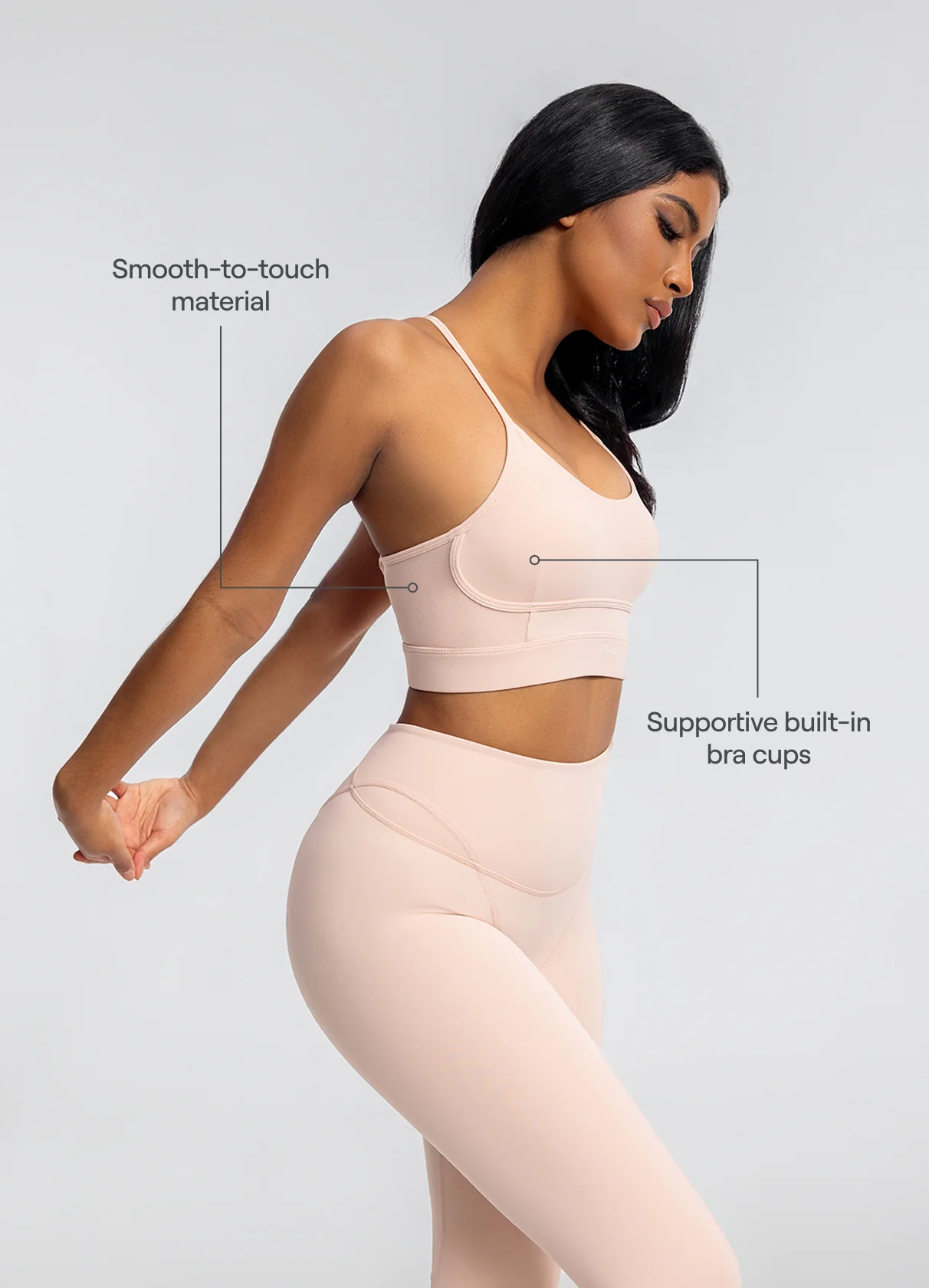 Seamless Crossback Bra - Image 2