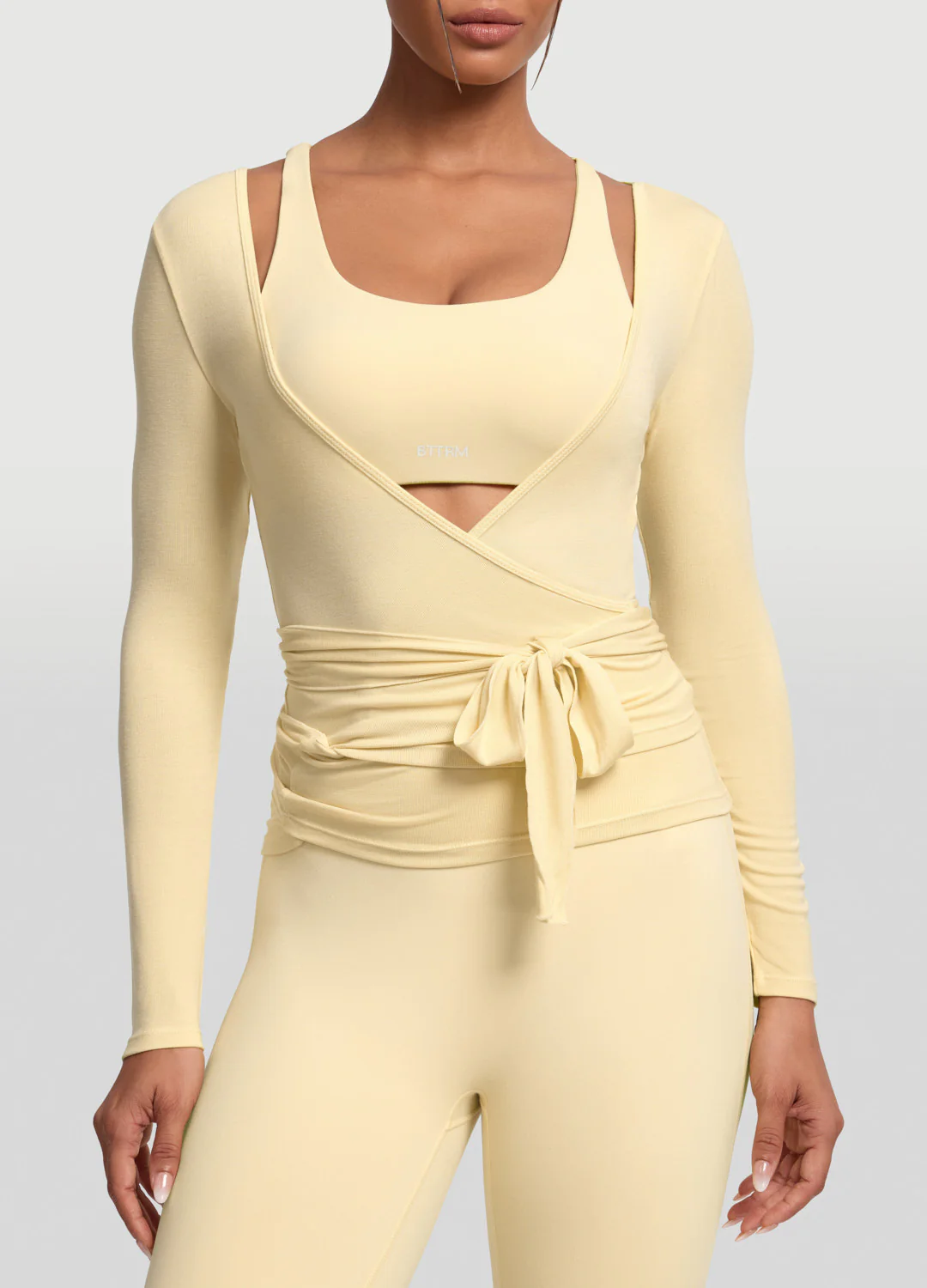 Seamless Pilates Wrap Top - Image 3