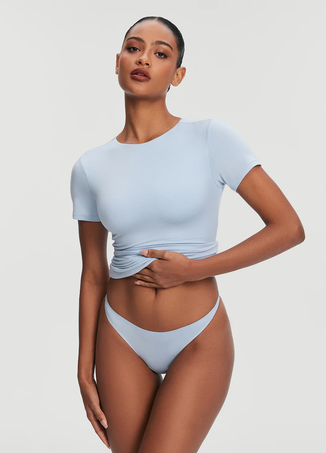 Short Sleeve Crew Neck Top - Image 4