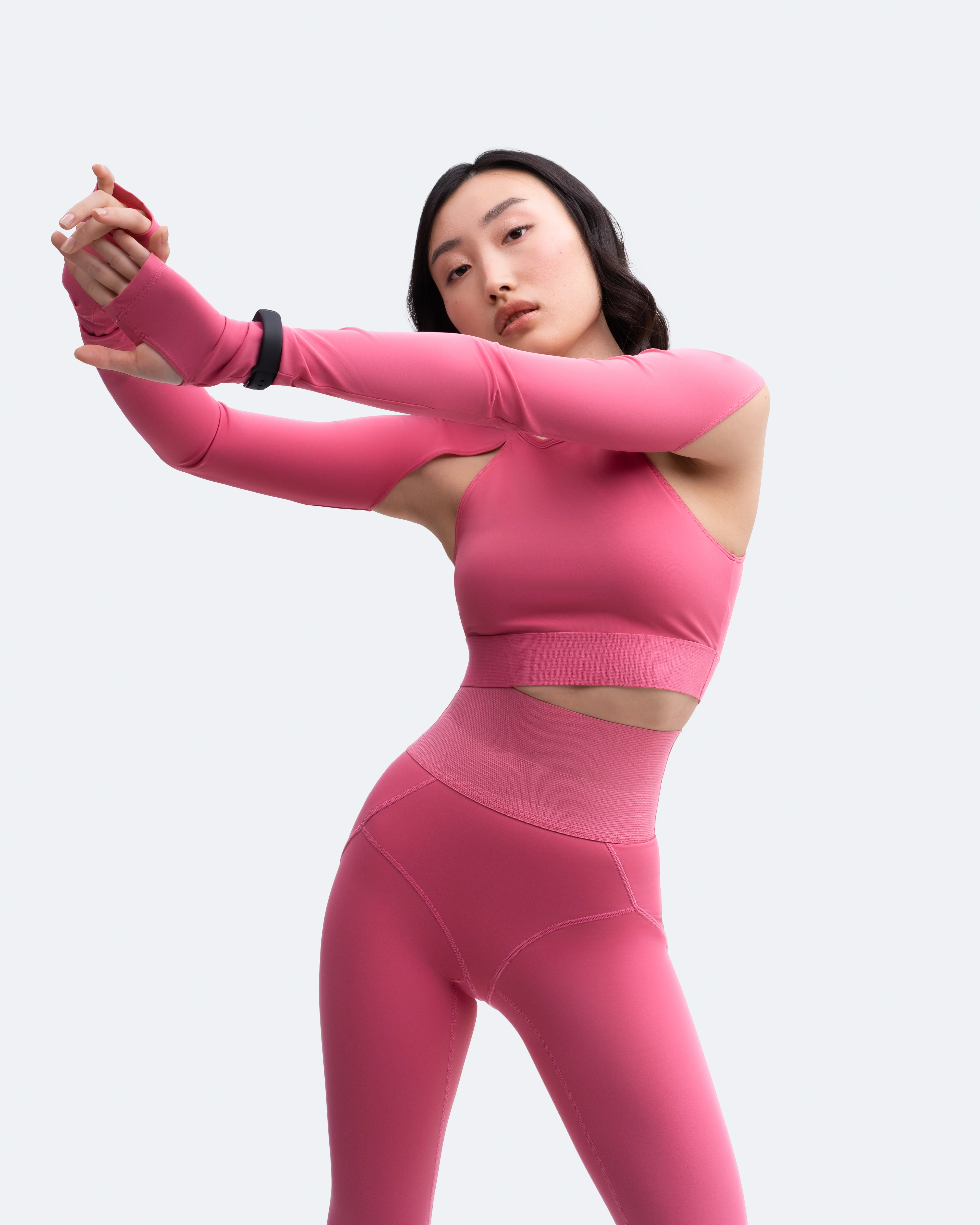 Shoulder Cut-Out Crop Top - Image 2