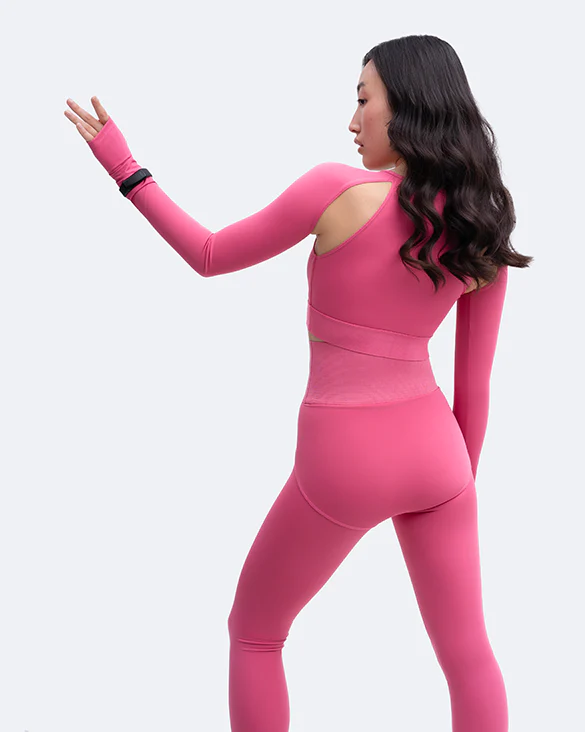 Shoulder Cut-Out Crop Top - Image 3