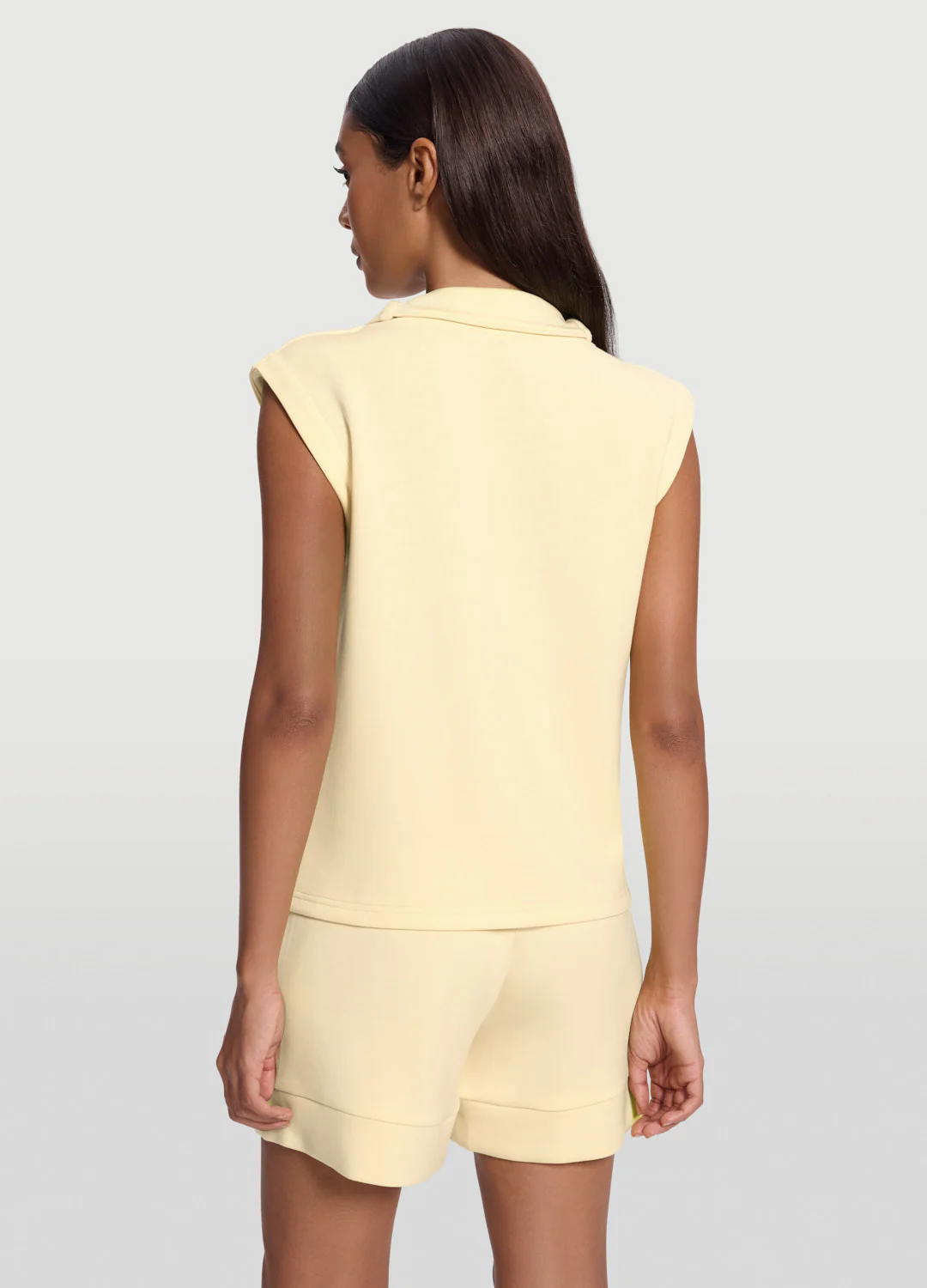 Sleeveless Half-Zip Sweatshirt - Image 2