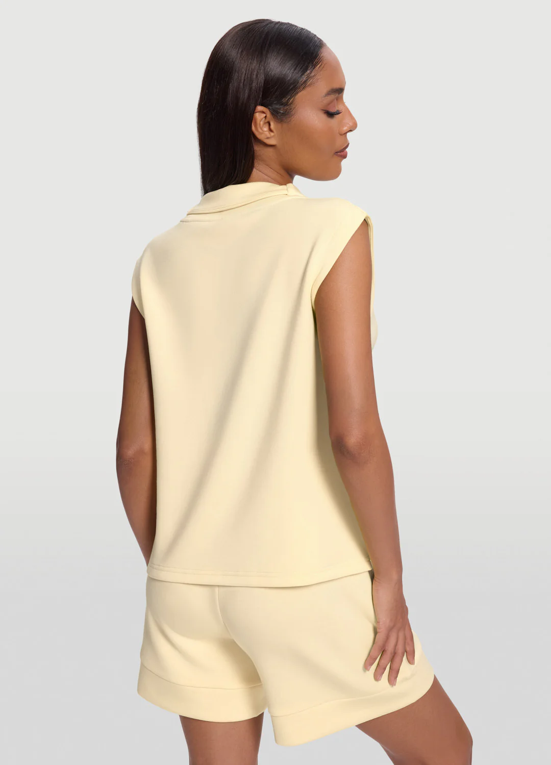 Sleeveless Half-Zip Sweatshirt - Image 5