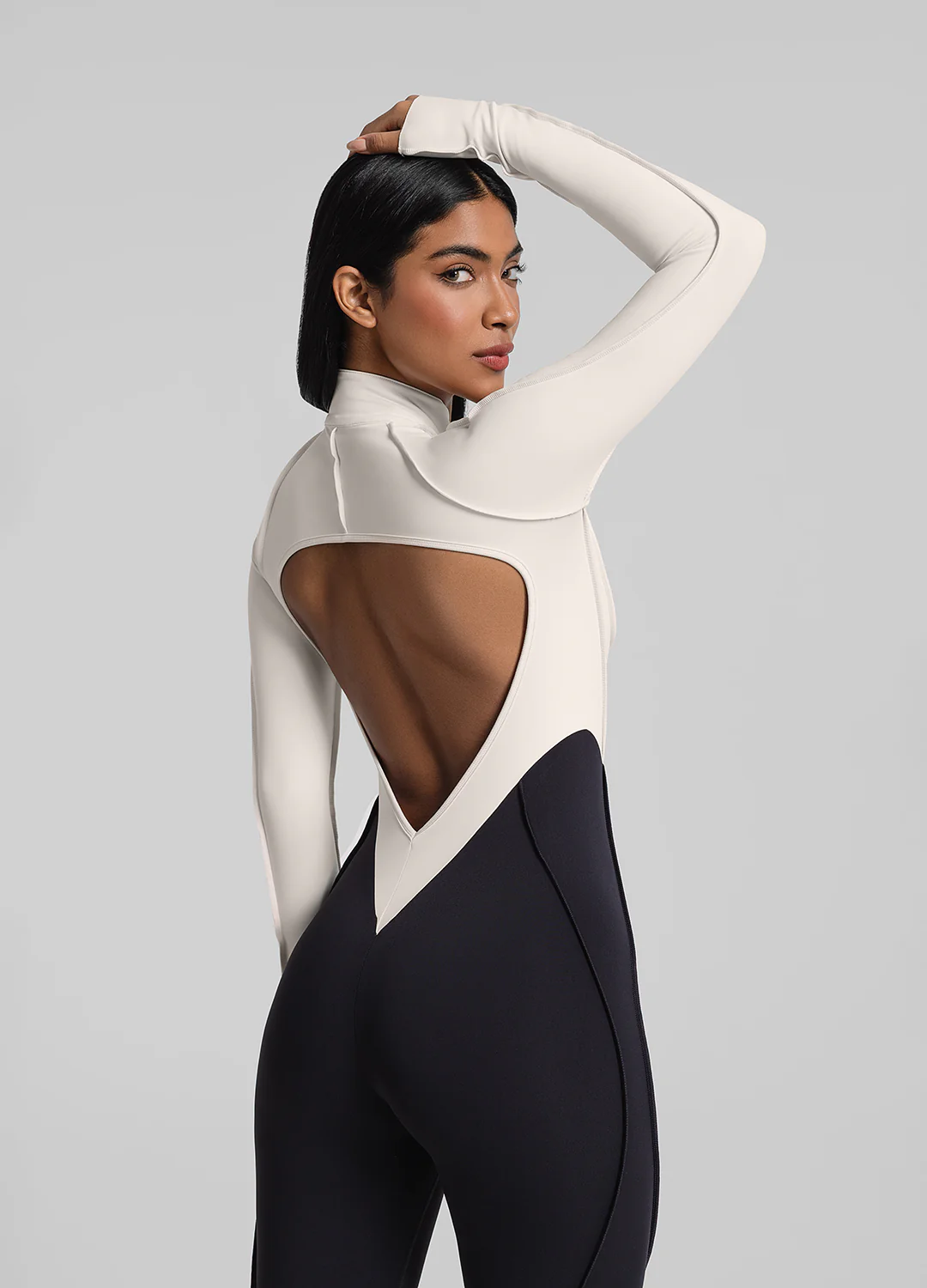 Two-Tone Full-Length Catsuit