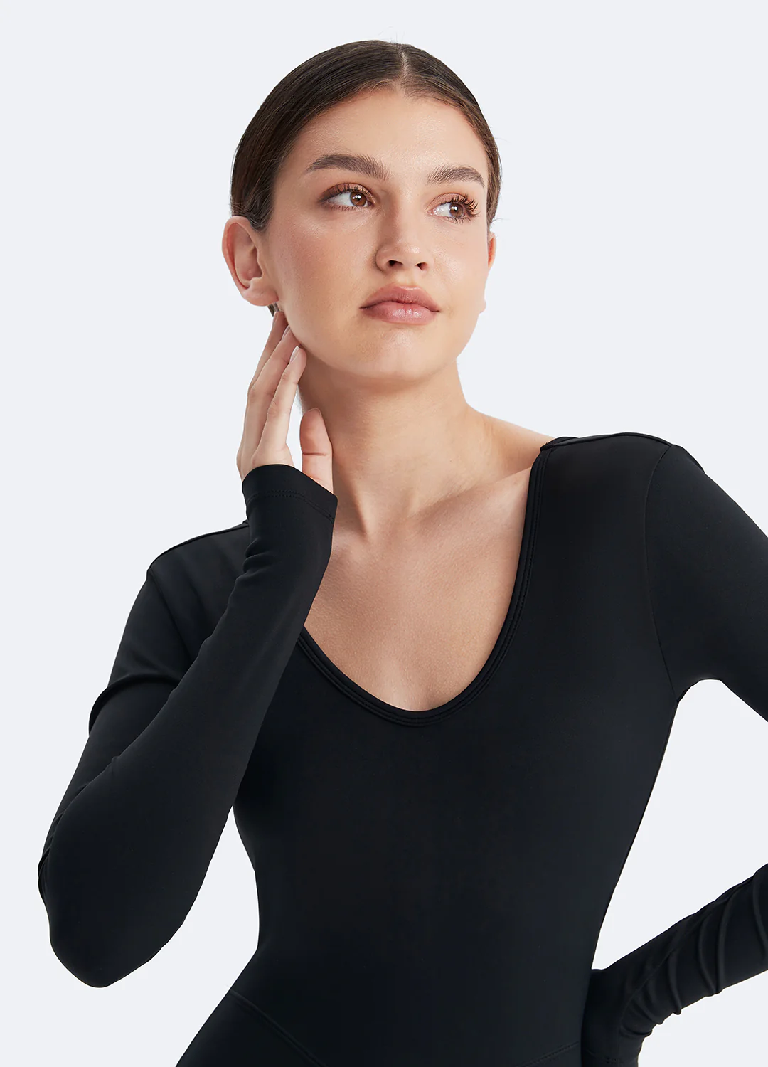 U-back Long Sleeve Bodysuit - Image 3