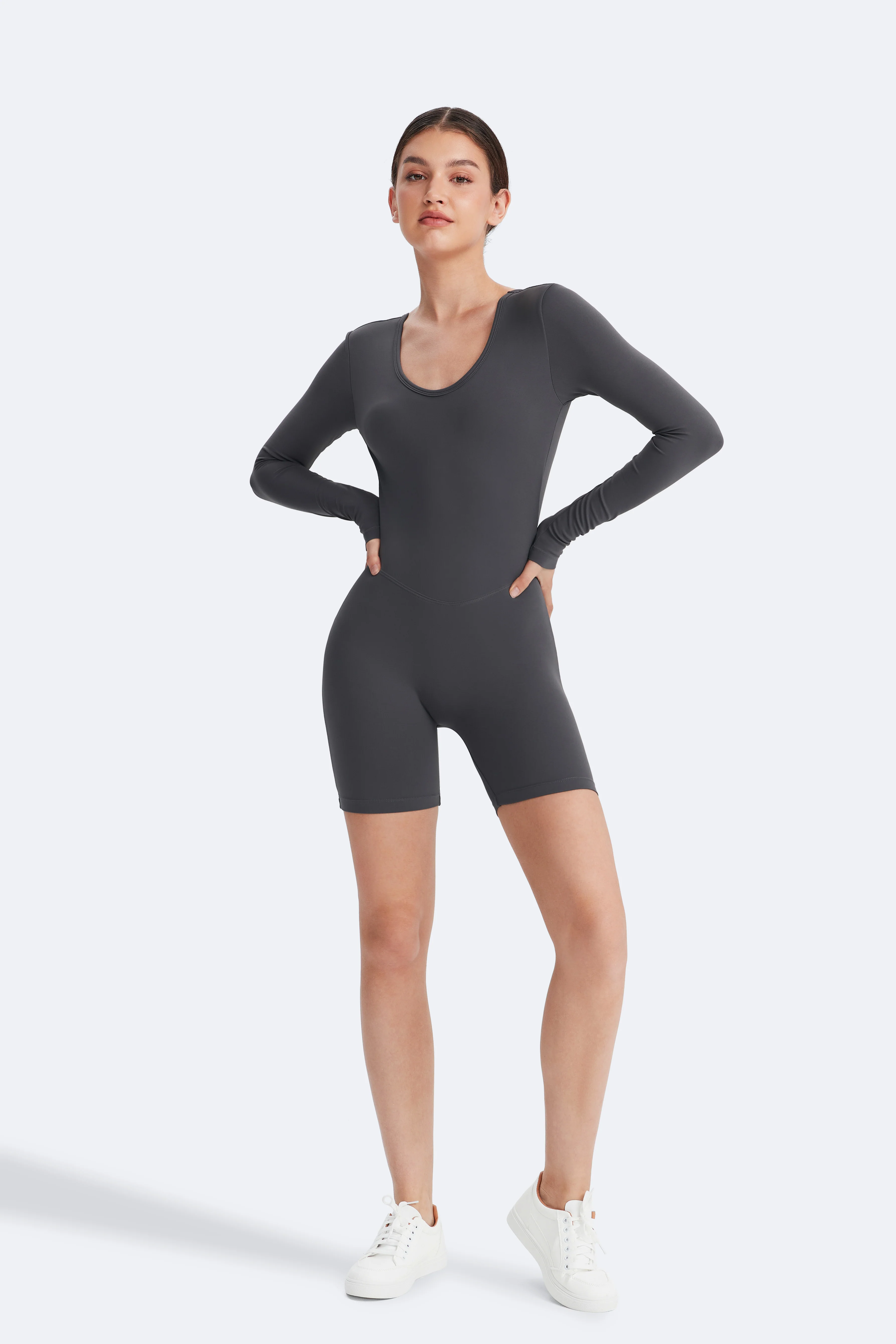U-back Long Sleeve Bodysuit - Image 3