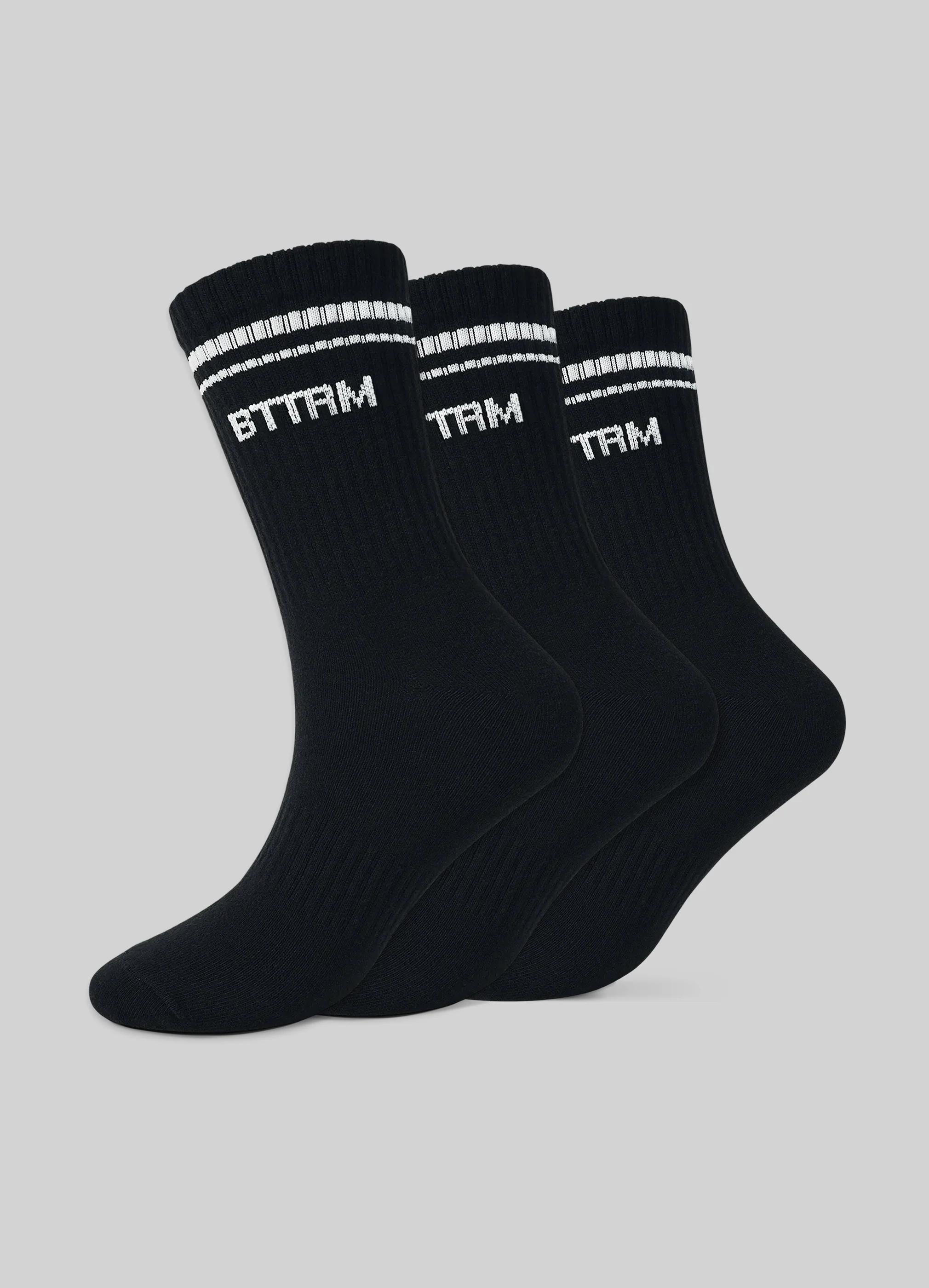Unisex Half-Crew Socks 3-Pack