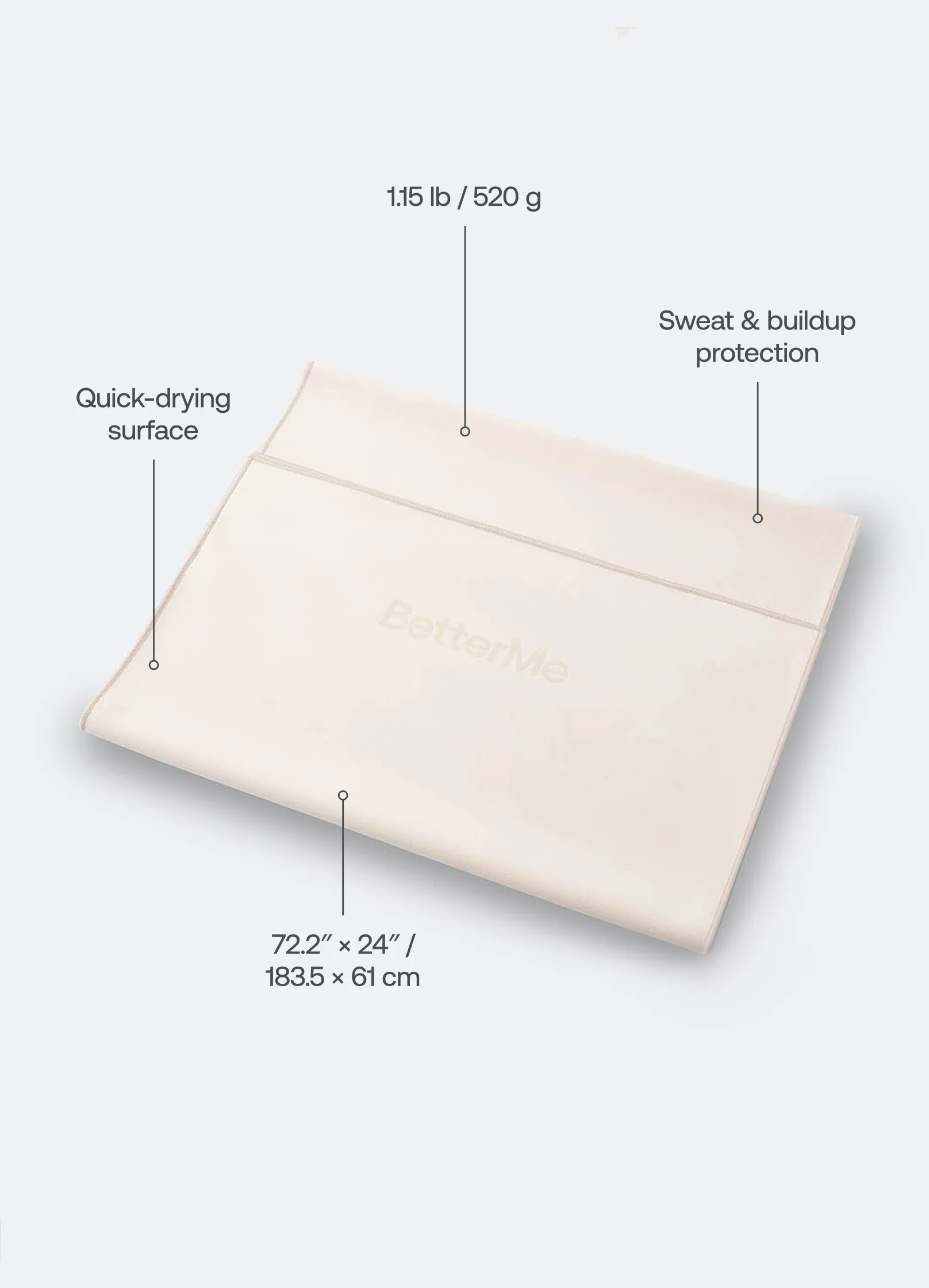 Non-Slip Yoga Mat Towel - Image 2